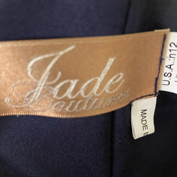 Jade couture evening gown - Picture 3 of 3